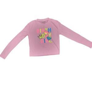 NEW FIREHOUSE girl's birthday girl top in pink